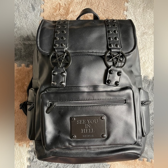 Killstar See You In Hell black Backpack - Picture 1 of 10